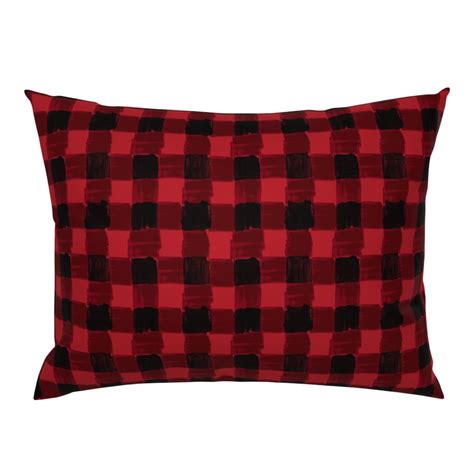 plaid pillow shams|buffalo plaid pillow shams.